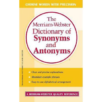 Merriam-Webster Dictionary of Synonyms and Antonyms韦氏同义词和反义词词典 英文原版 下载
