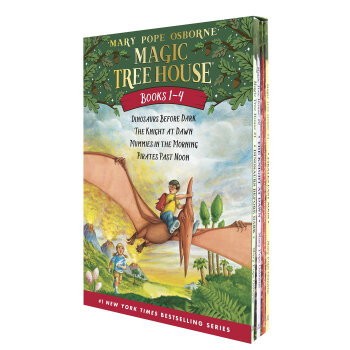 Magic Tree House 神奇树屋 进口原版 套装1-4册 桥梁书章节书 [盒装] [8-15岁] 下载