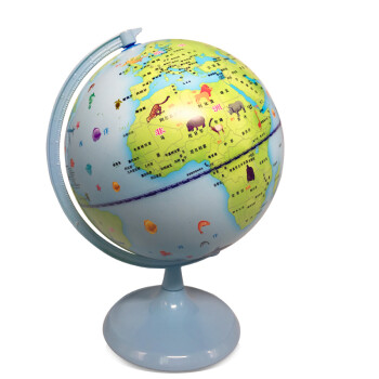 王子版 AR地球仪中英文讲解互动高清LED小夜灯礼品版送给男孩的贴心礼物赠世界地图 [3-8岁]