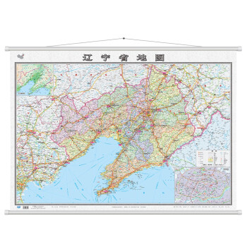 辽宁省地图挂图（1.1米*0.8米 专业挂图 无拼缝） 下载