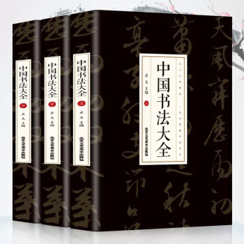 中国书法大全 全套3册中国五千年从古至今的书法名家由浅入深的书写技法书籍书法艺术基础知识从入门到精通 下载