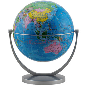 地球仪（18cm倾角万向·政区版）（附赠中国世界2合1地图）
