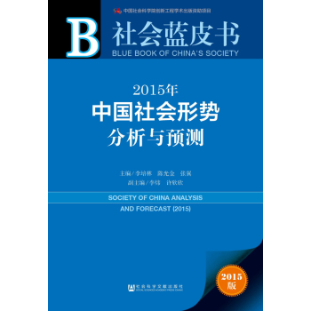 社会蓝皮书：2015年中国社会形势分析与预测