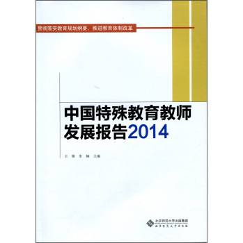 中国特殊教育教师发展报告2014 下载