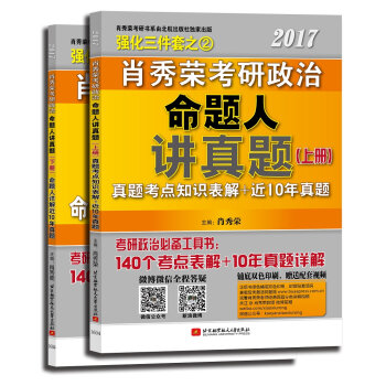 肖秀荣2017考研政治命题人讲真题   下载