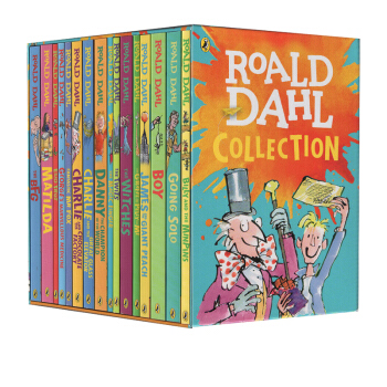罗尔德达尔 英文原版 Roald Dahl 16册套装 章节桥梁书 小学课外阅读 进口原版 [盒装] 下载