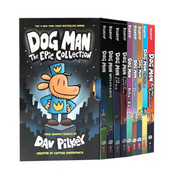 Dog Man 神探狗狗（1-9）英文原版平装套装 纽约时报畅销书 [平装] 下载