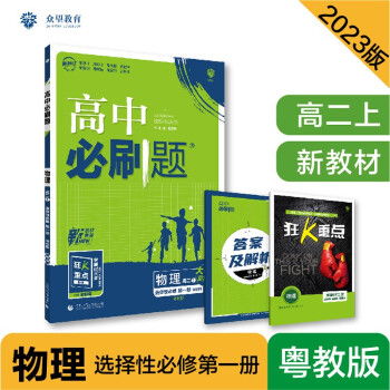 高中必刷题高二上 物理选择性必修第一册YJ粤教版2023版（适用于新教材）理想树教材同步练习 下载