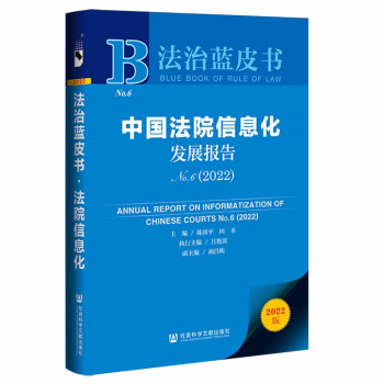中国法院信息化发展报告(No.6 2022)/法治蓝皮书 下载