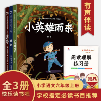 快乐读书吧六年级上册：小英雄雨来+爱的教育+童年（共三册） 下载