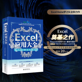 Excel应用大全 for Excel 365 & Excel 2021 Excel Home出品 函数图表VBA/Power Query/数据分析/数据可视化宝典