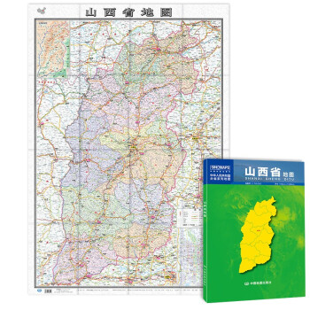 2023 山西省地图（盒装折叠）-中国分省系列地图 尺寸：0.749米*1.068米