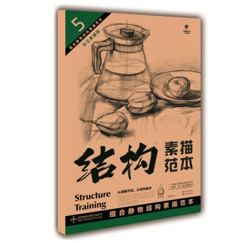 造型基础训练方法丛书5：组合静物结构素描范本（黄金典藏版） 下载