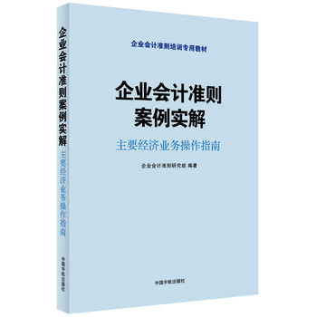 企业会计准则案例实解：主要经济业务操作指南